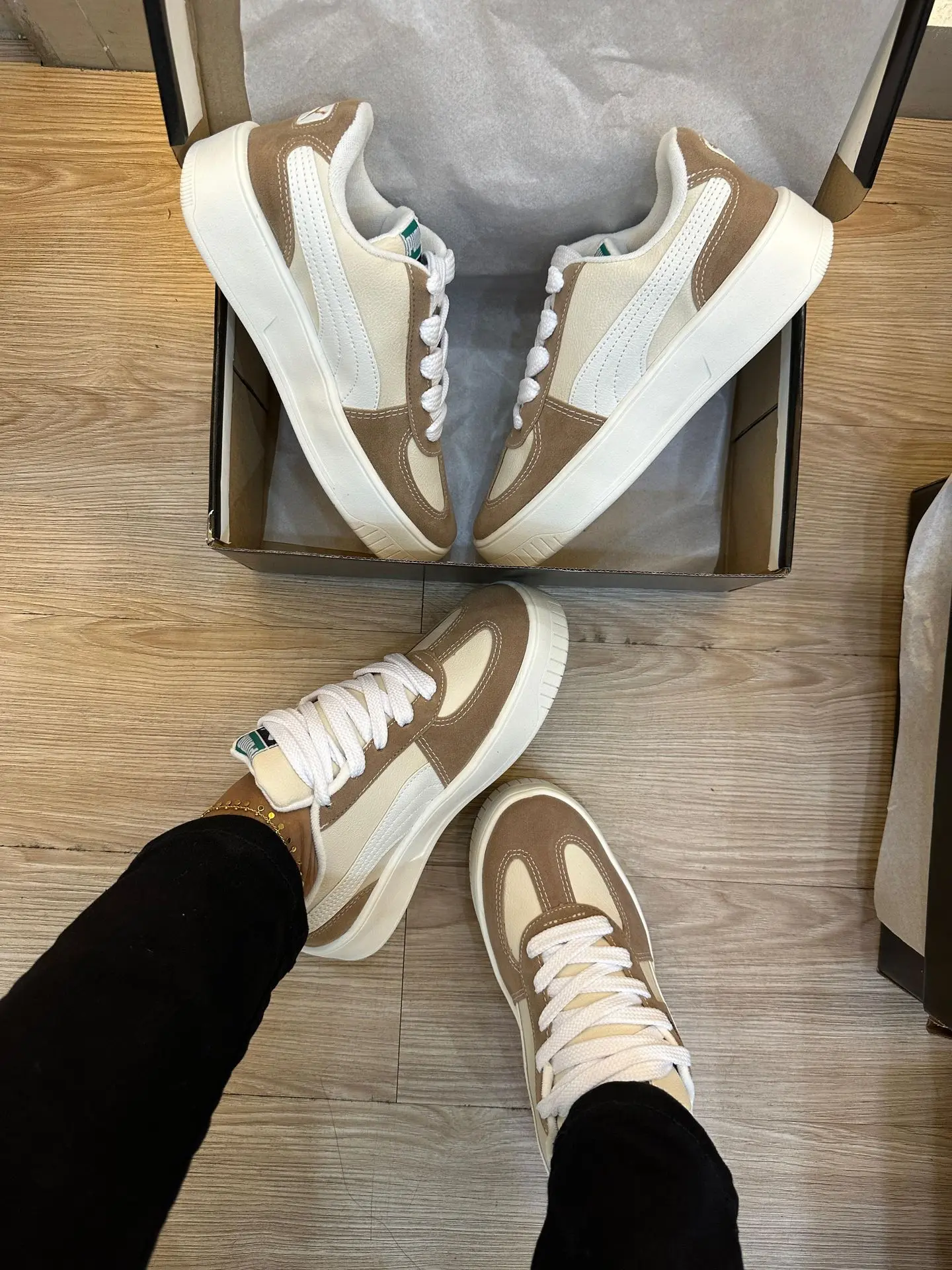 Tênis Puma Palermo Marrom